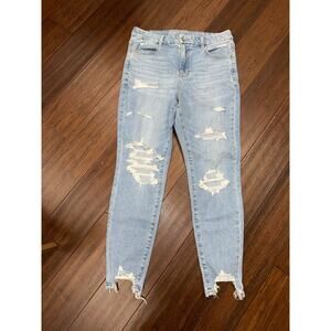 American Eagle Curvy Hi-Rise Jeggings Jeans 12